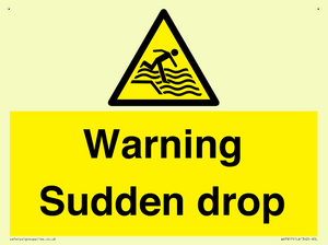 Warning Sudden drop